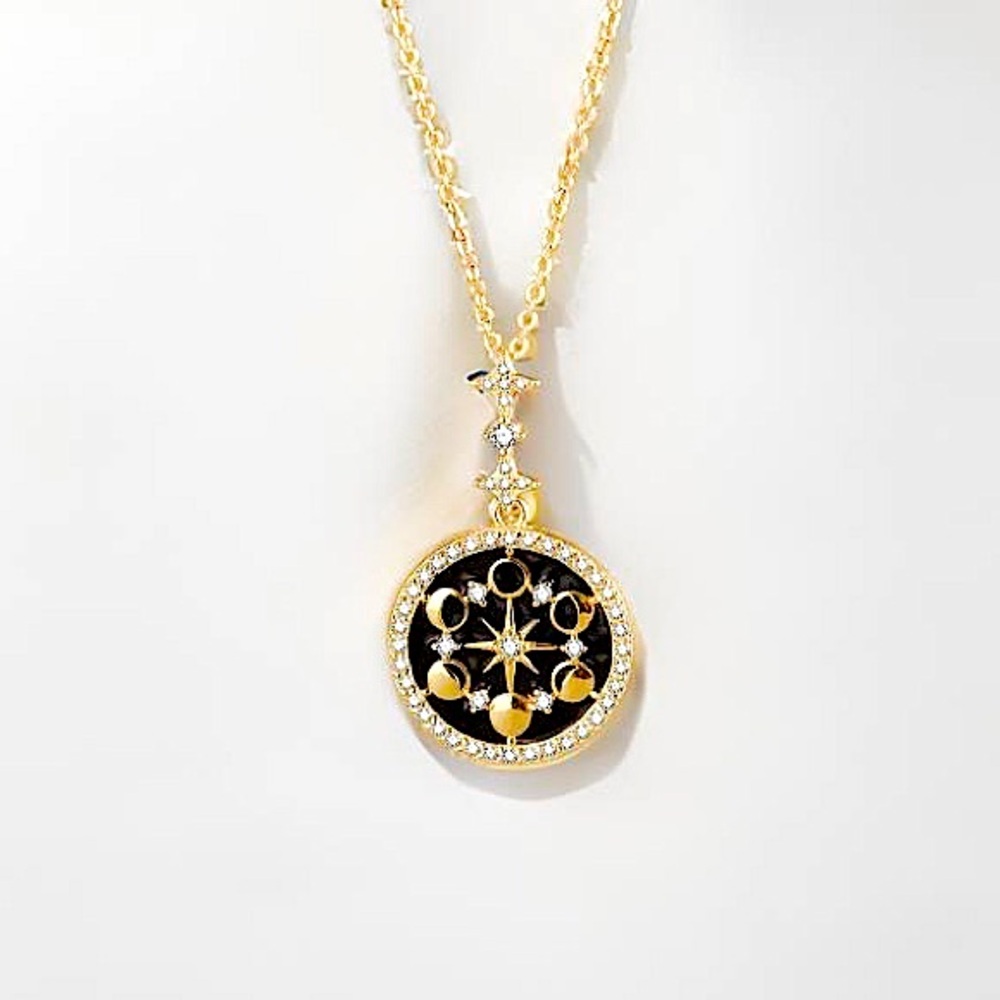 18k gold over 925 silver ✨Moonchild ✨💫Phases of the Moon